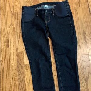 Old Navy- Maternity dark denim skinny jean